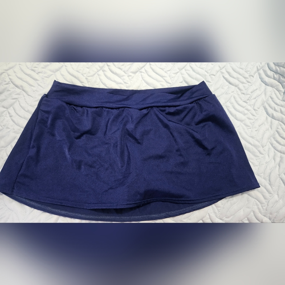 Venus Navy Blue Swim Skirt, 12